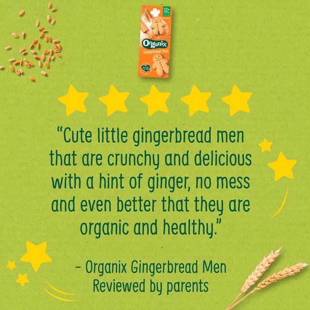 Organix Mini Organic Gingerbread Men 12 mths+ 135g