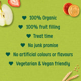 Organix Strawberry & Apple Organic Jammie Monsters Toddler & Kids Multipack   8 x 8g