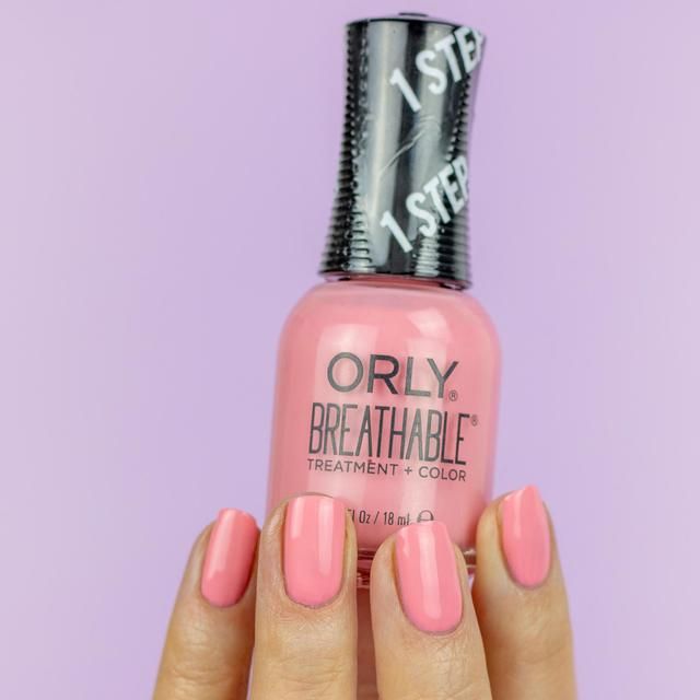 Orly 4 in 1 Breathable Treatment & Colour Nail Polish - Happy & Healthy   18ml