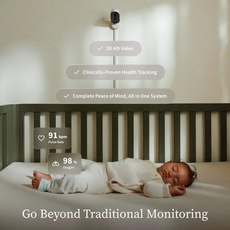 Owlet Dream Duo baby monitoring system in mint - British product