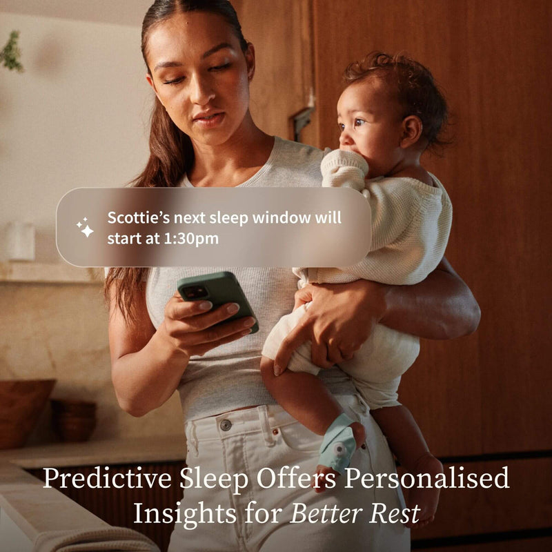 Owlet Dream Duo baby monitoring system in mint - British product
