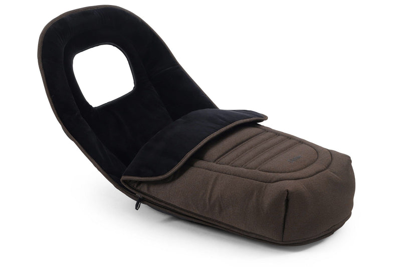 Oyster 4 footmuff Chocolate Velvet, UK version