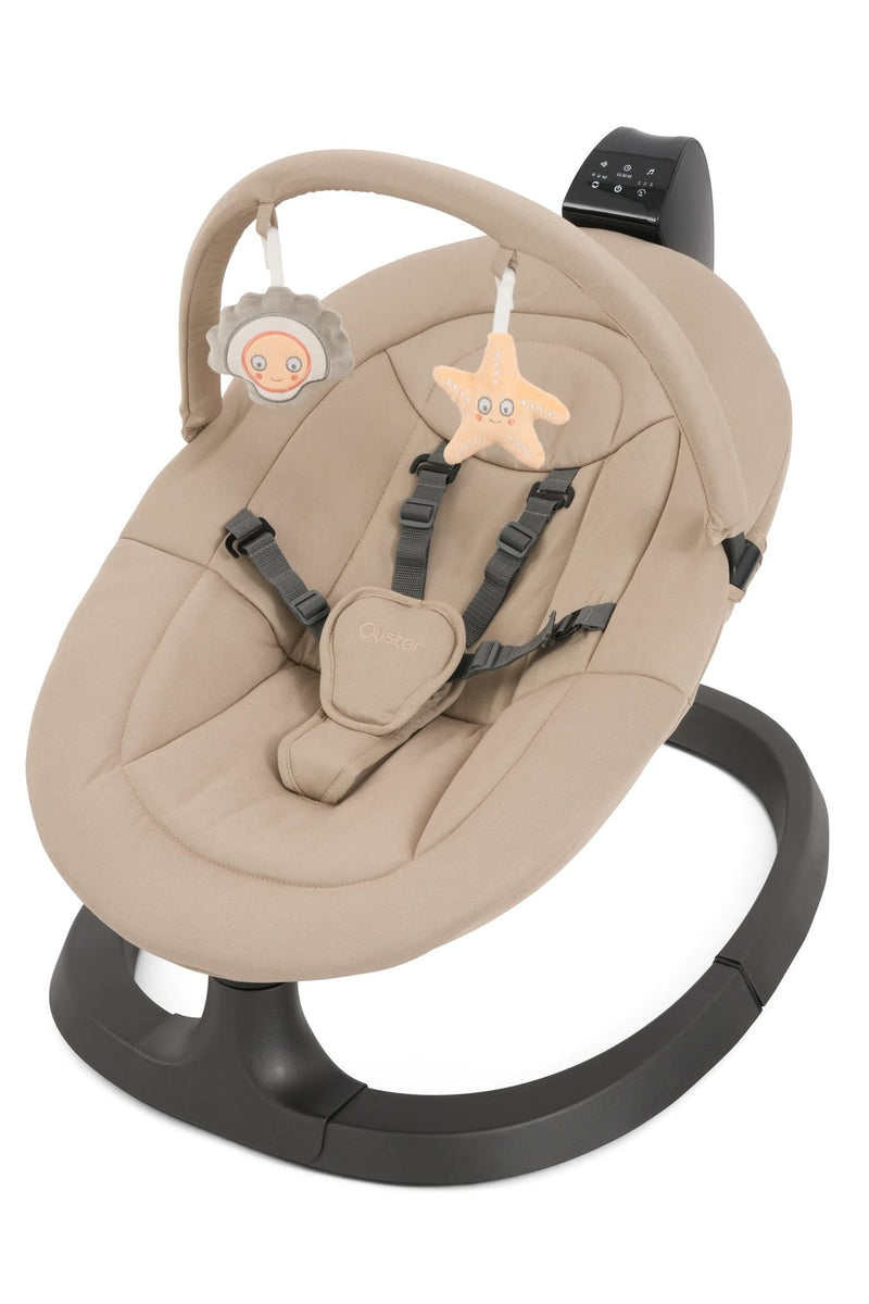 Oyster Ocean Rocker buttermilk baby rocker - British product