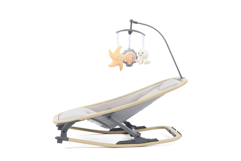 Baby rocker Stone with detachable mobile, British brand