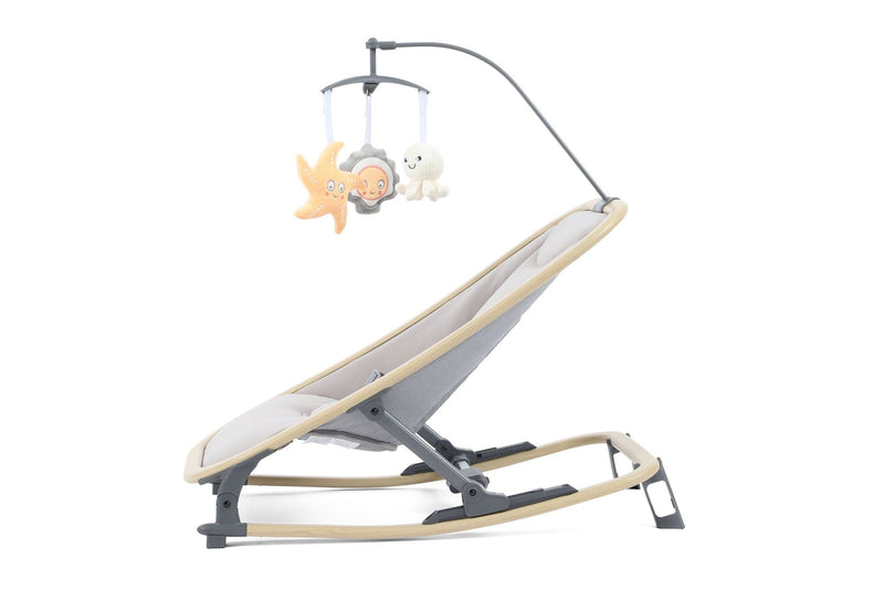 Baby rocker Stone with detachable mobile, British brand