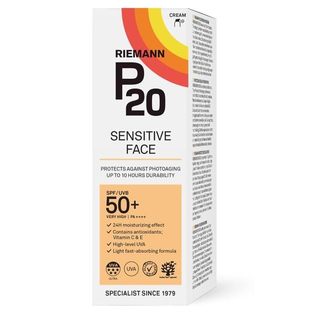 P20 Sensitive Face SPF 50+ Sun Cream 50g