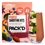 PACK'D Power Protein Smoothie Kits 4 x 120g