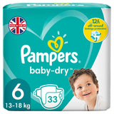 Pampers Baby-Dry Size 6 Nappies Essential Pack