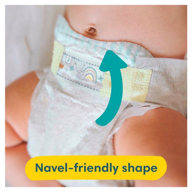 Pampers New Baby Nappies Size 1 (2-5kg) Jumbo+ Pack   80 per pack