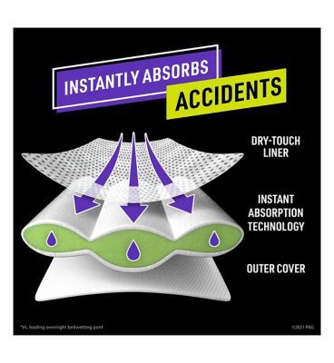 Pampers Ninjamas Bedwetting Pyjama Pants Girls x10, 4-7 Years