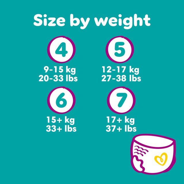 Pampers Premium Protection Nappy Pants Size 6 (15kg+) Jumbo+ Pack   42 per pack
