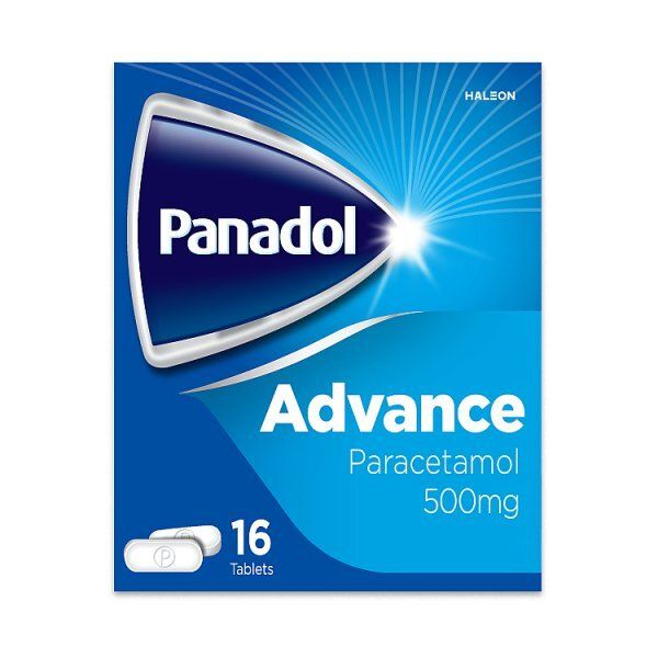 Panadol Advance Pain Relief 500 mg Paracetamol Tablets 16s
