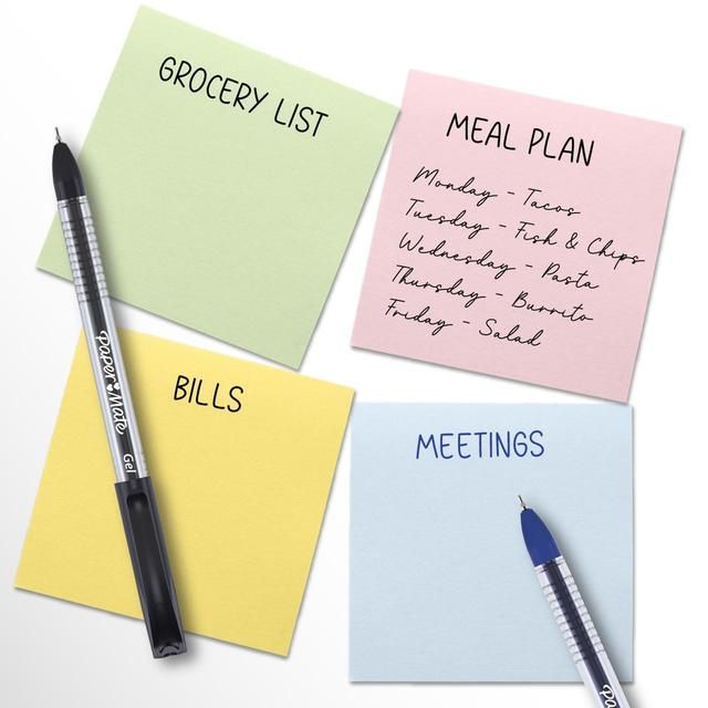 Paper Mate Jiffy Gel Pouch Black 4 per pack