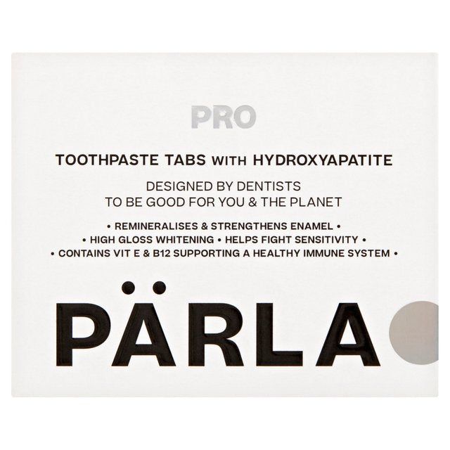 PARLA PRO Toothpaste Tablets Sensitive High Gloss Whitening 62 per pack