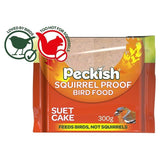 Peckish Squirrel Proof Suet Cake For Wild Birds 300g