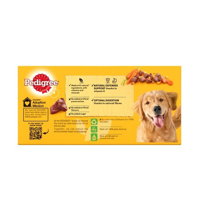 Pedigree Adult Wet Dog Food Tins Mixed in Jelly 6 x 400g