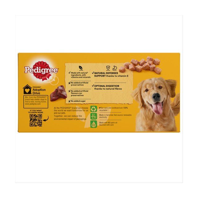 Pedigree Adult Wet Dog Food Tins Mixed in Loaf 6 x 400g