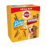 Pedigree Rodeo Duos & Jumbone Medium Dog Treats Mega Box 780g