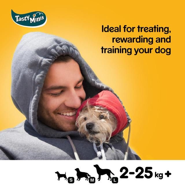 Pedigree Tasty Minis Cheese & Beef Nibbles Dog Treats 140g