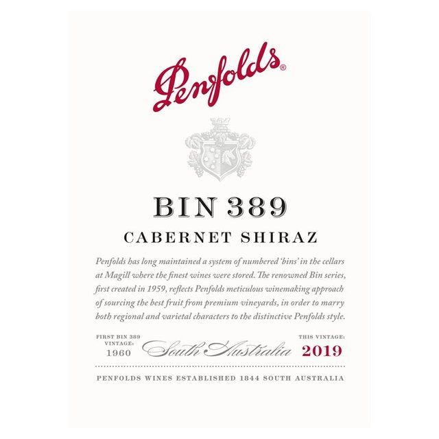 Penfolds Bin 389 Cabernet Shiraz 75cl