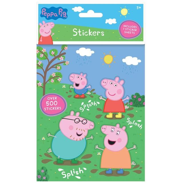 Peppa Pig 500 Stickers 500 per pack