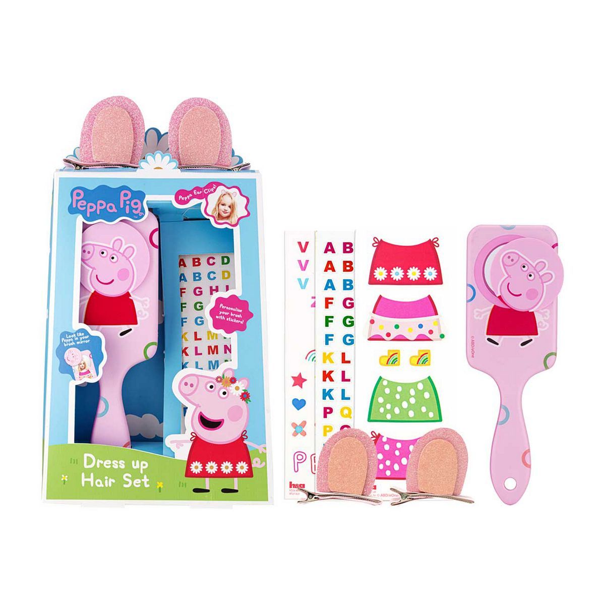 Peppa Pig Dress Up Hair Set