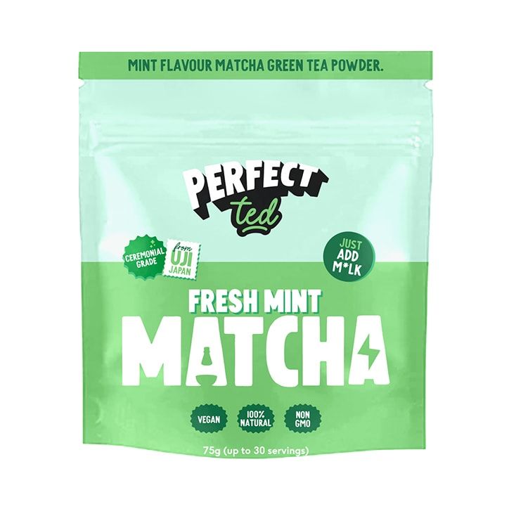 PerfectTed Creamy Chocolate Matcha Tea Powder 75g Fresh Mint