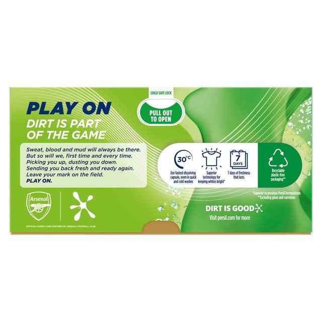 Persil Bio 3 in 1 Laundry Washing Detergent Capsules 26 Washes 26 per pack