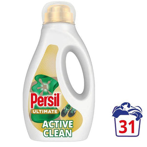 Persil Ultimate Active Clean Bio Laundry Washing Detergent 31 Washes 837ml