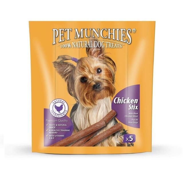 Pet Munchies 100% Natural Chicken Stix Dog Treats 50g