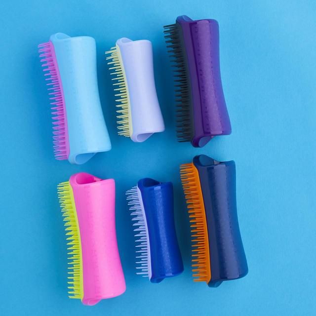 Pet Teezer De-shedding Dog Grooming Brush Small - Blue / Blue