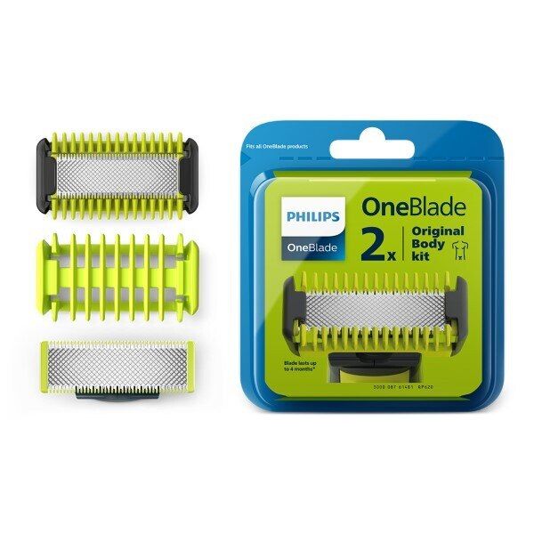 Philips Oneblade Replacement Face & Body Blade Pack