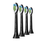 Philips Sonicare Optimal White Toothbrush Heads Black 4 per pack
