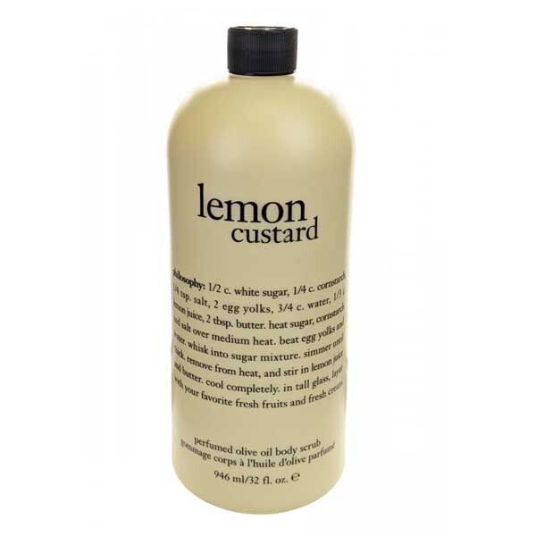 Philosophy Lemon Custard Body Scrub 946ml - With Pump