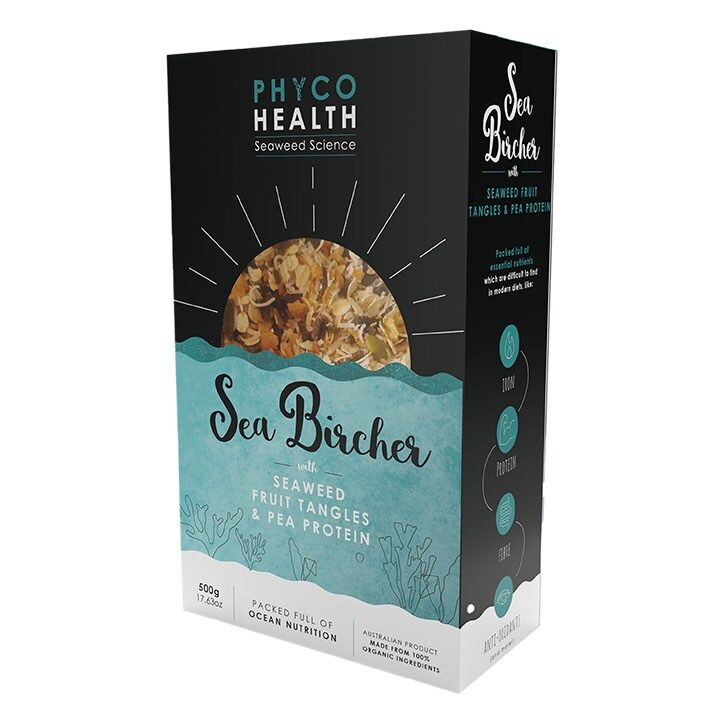 PhycoHealth SeaBircher Muesli (Seaweed Fruit Tangles & Pea Protein) 500g