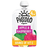 Piccolo Apple & Raspberry Organic Pouch 6 mths+   100g