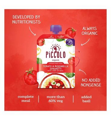 Piccolo Tomato mozzarella spaghetti 130g