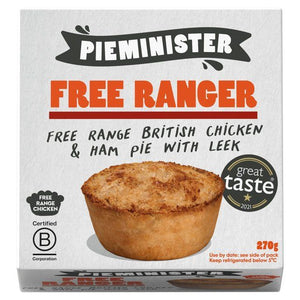 Pieminister Free Ranger Chicken Ham & Leek Pie 270g