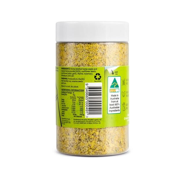 Pimp My Salad Hemp Parm Meal Topper - Recyclable PET Jar 150g
