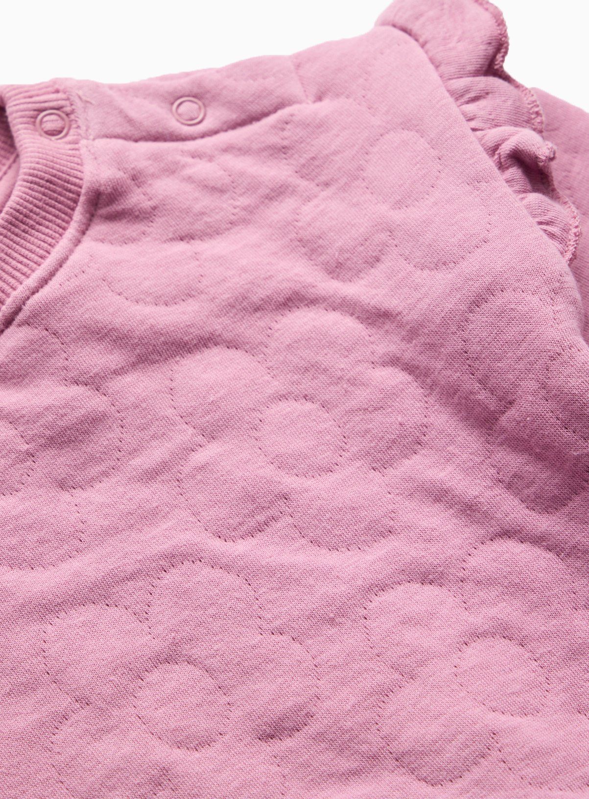 Pink Floral Quilted Sweatshirt & Joggers Set 3-6 months