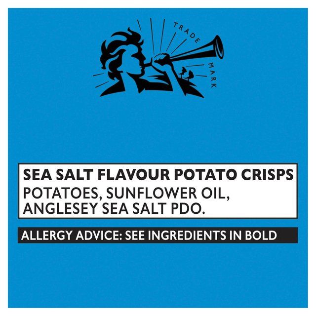 Pipers Anglesey Sea Salt Sharing Bag Crisps 150g