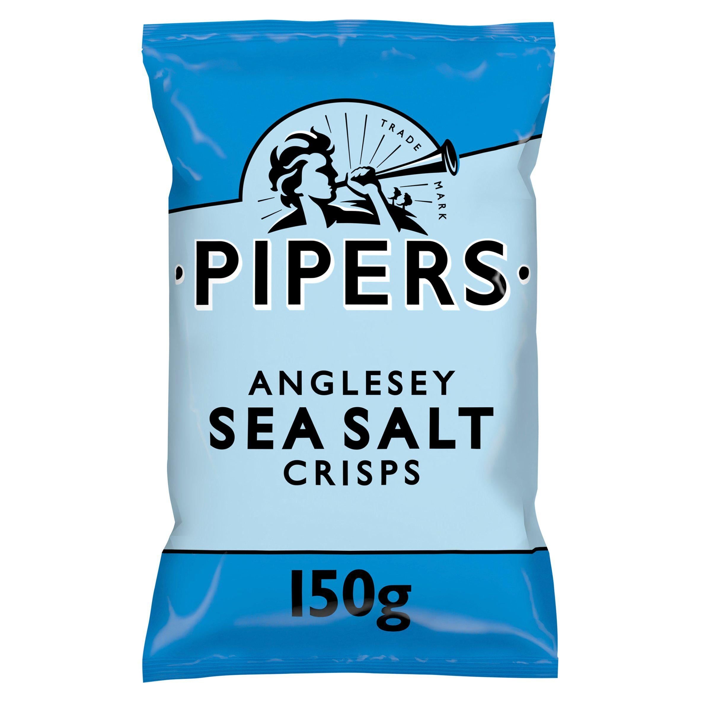 Pipers Anglesey Sea Salt Sharing Crisps 150g