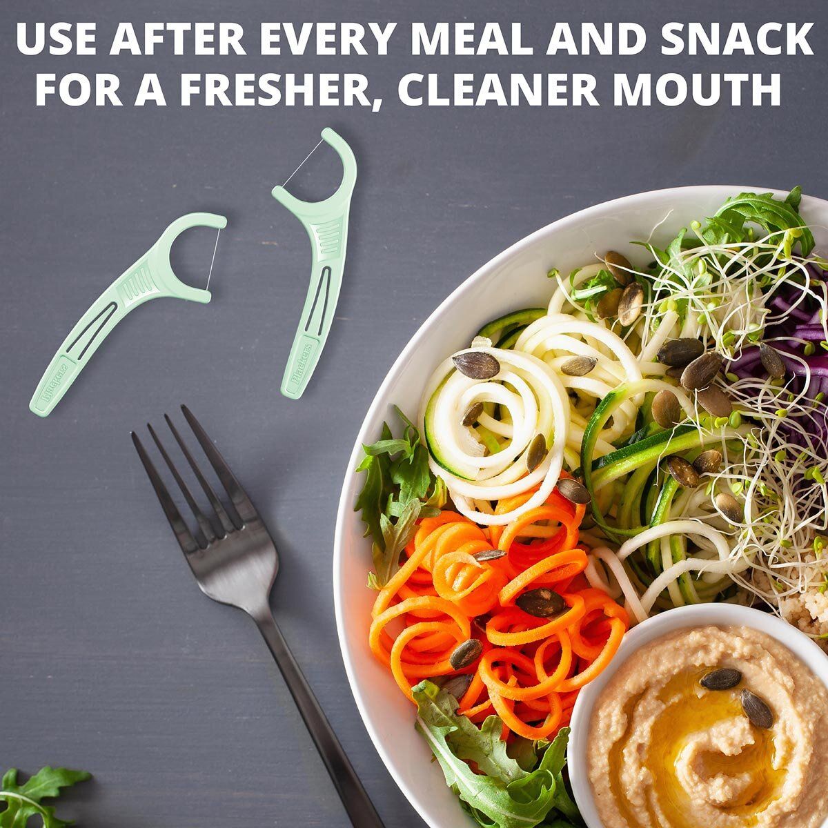 Plackers Micro Mint Flossers, 600 Pack