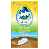Pledge Dust It Fluffy Duster Starter Pack 1 Handle & 2 Refills