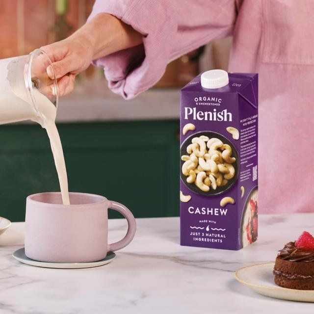 Plenish Organic Cashew Unsweetened Drink Long Life 1L