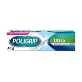 Poligrip Ultra Denture Adhesive Fixative Cream All-Day Hold 40g