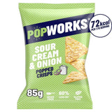 PopWorks Sour Cream & Onion Popped Crisps Sharing Bag   85g