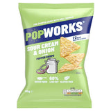 PopWorks Sour Cream & Onion Popped Crisps Sharing Bag   85g