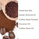 PraNaturals Dead Sea Salt Body Scrub 500g - Coffee