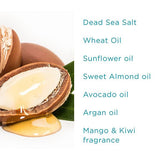 PraNaturals Dead Sea Salt Body Scrub 500g - Mango & Kiwi